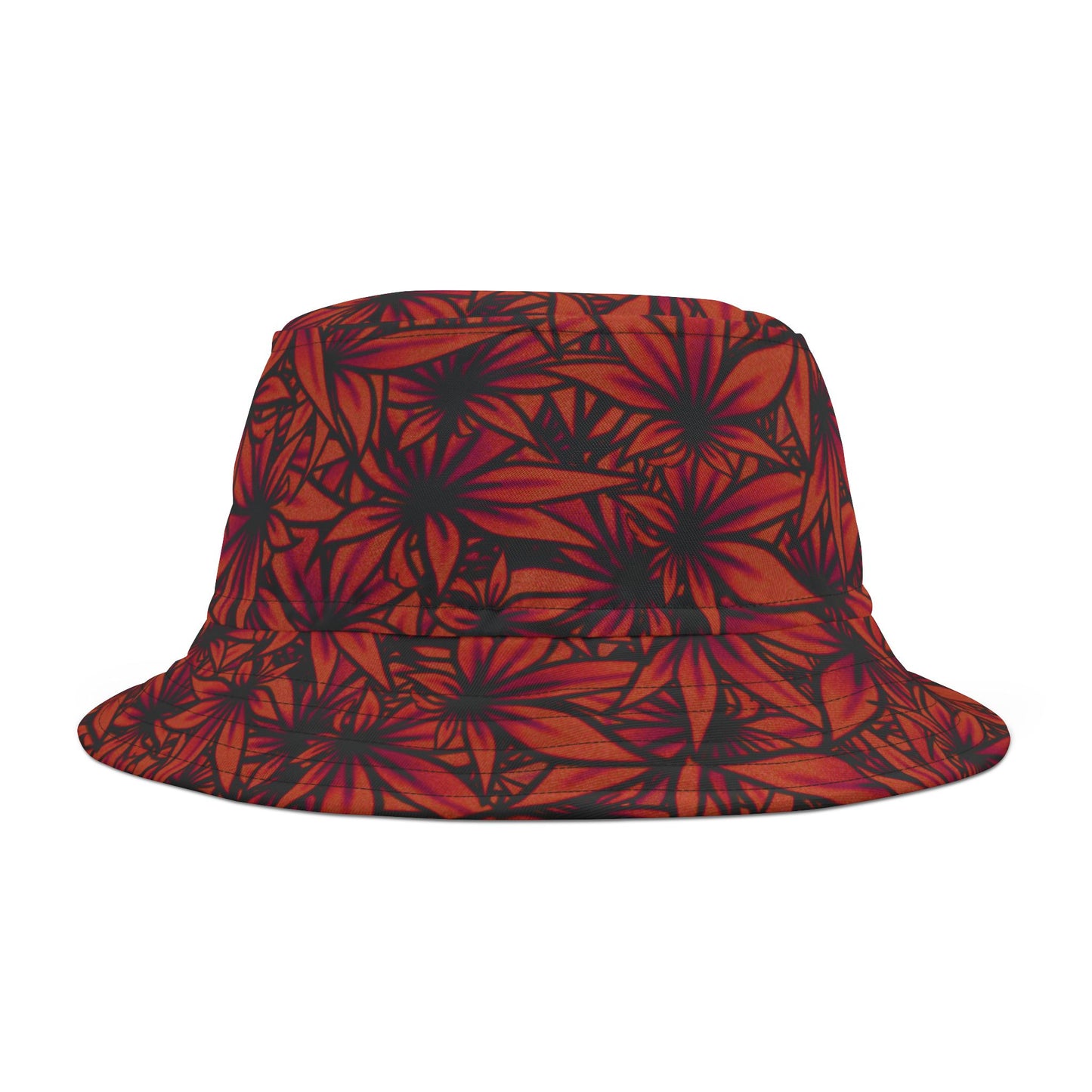Piffy Red w/ Black Outline Bucket Hat