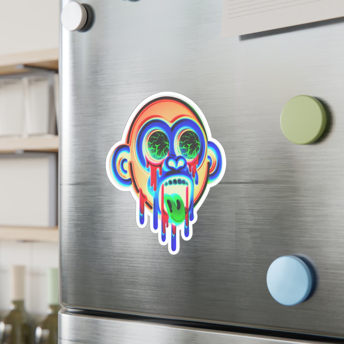 Baby Ape Orange/Yellow Sticker