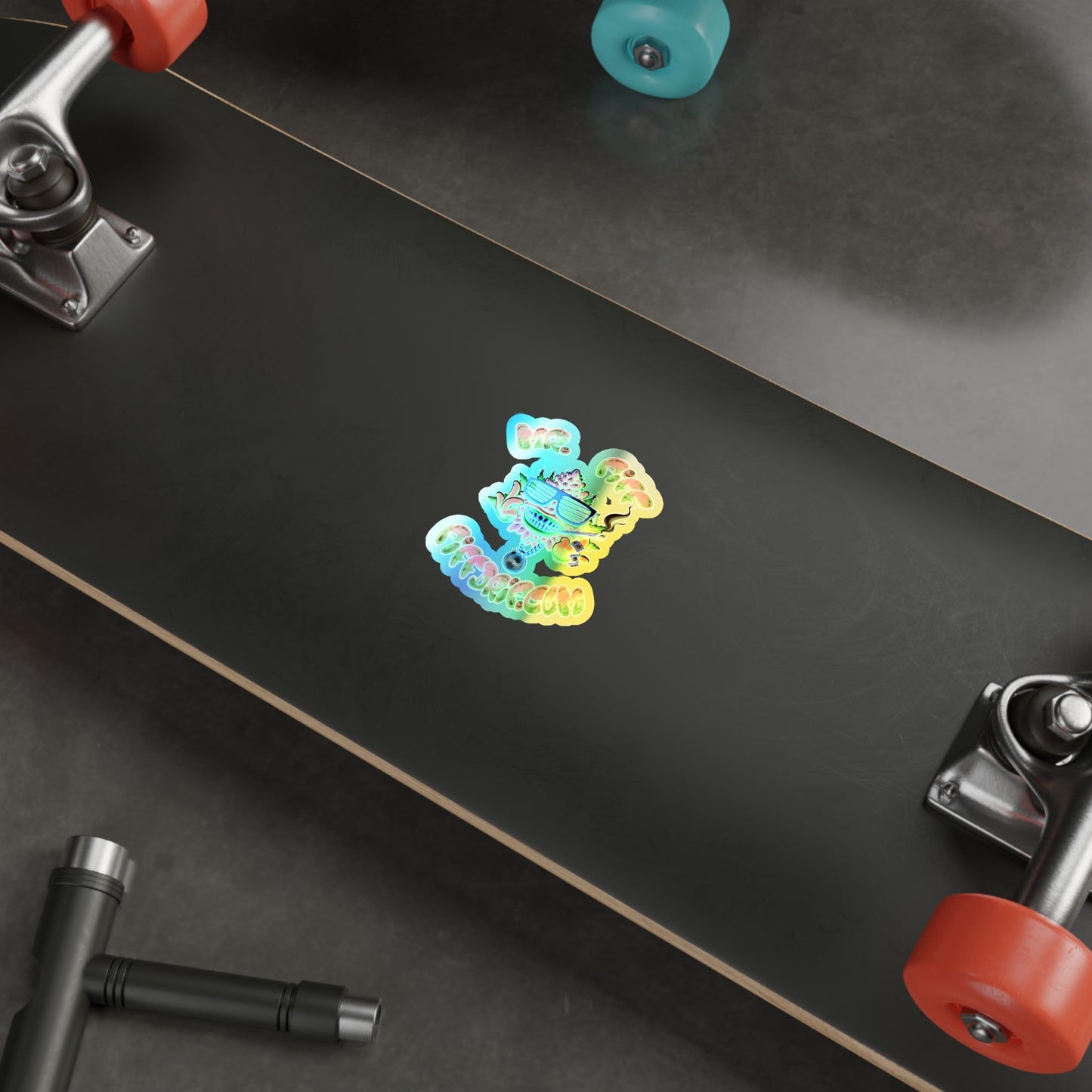 Holographic Big Herm Sticker