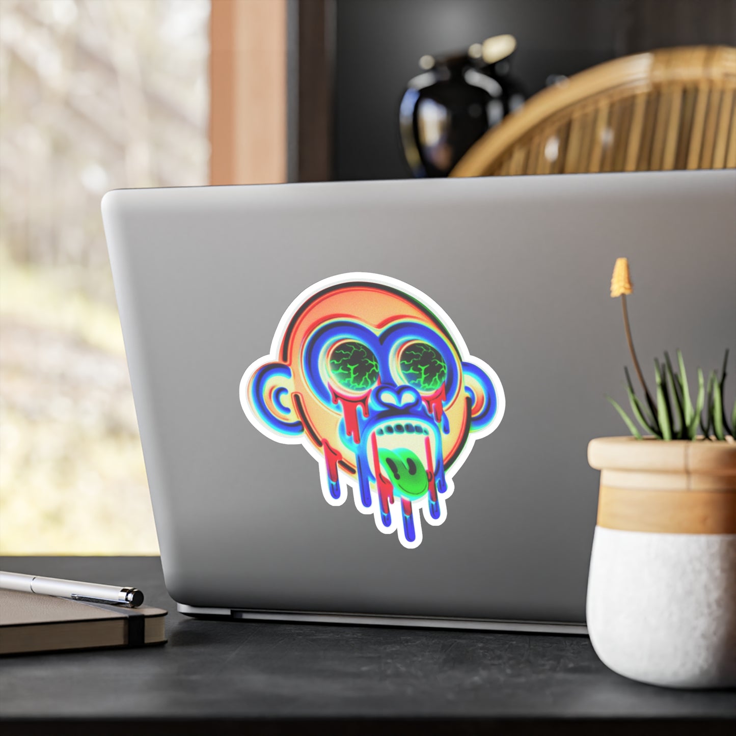 Baby Ape Orange/Yellow Sticker