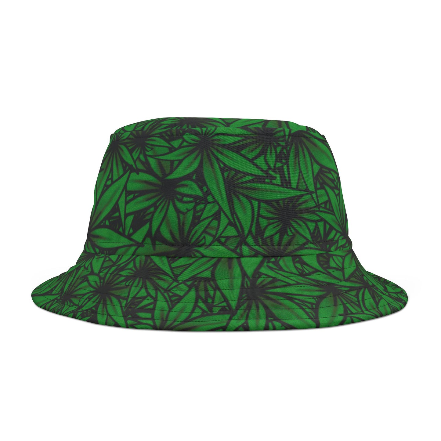 Piffy Green w/ Black Outline Bucket Hat