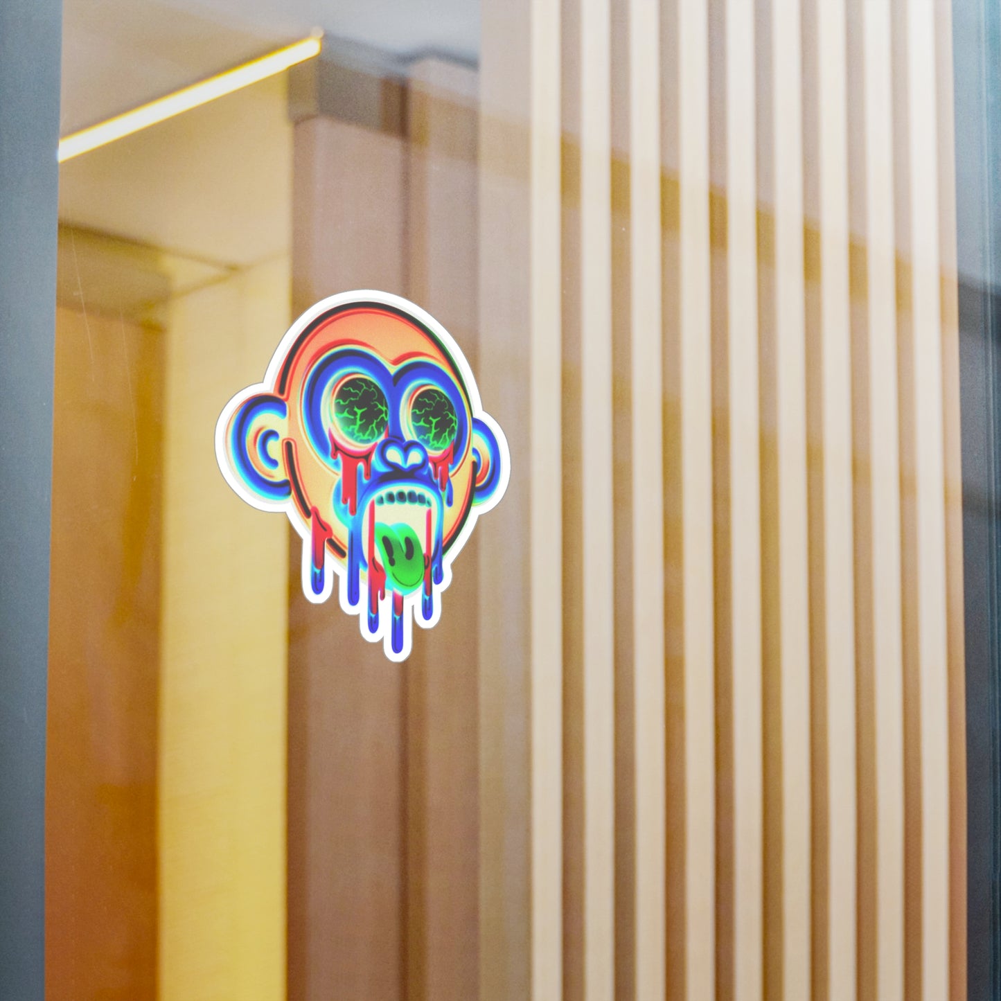 Baby Ape Orange/Yellow Sticker
