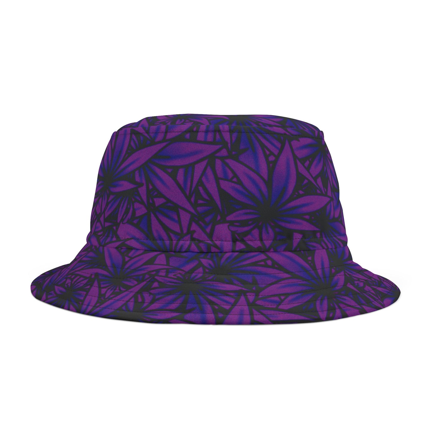 Piffy Purple w/ Black Outline Bucket Hat