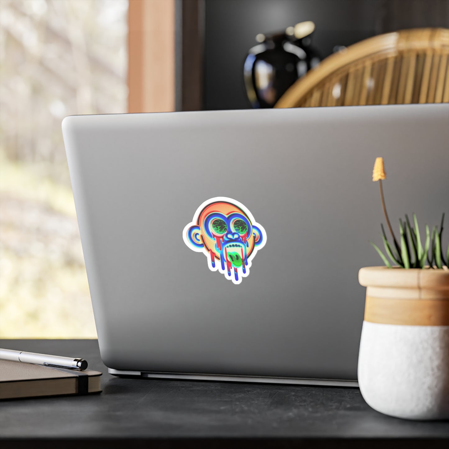 Baby Ape Orange/Yellow Sticker