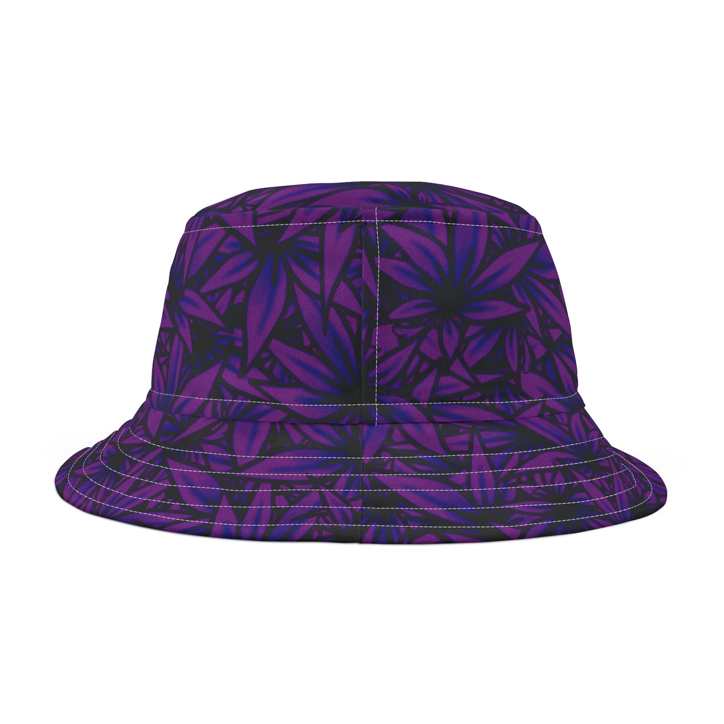 Piffy Purple w/ Black Outline Bucket Hat