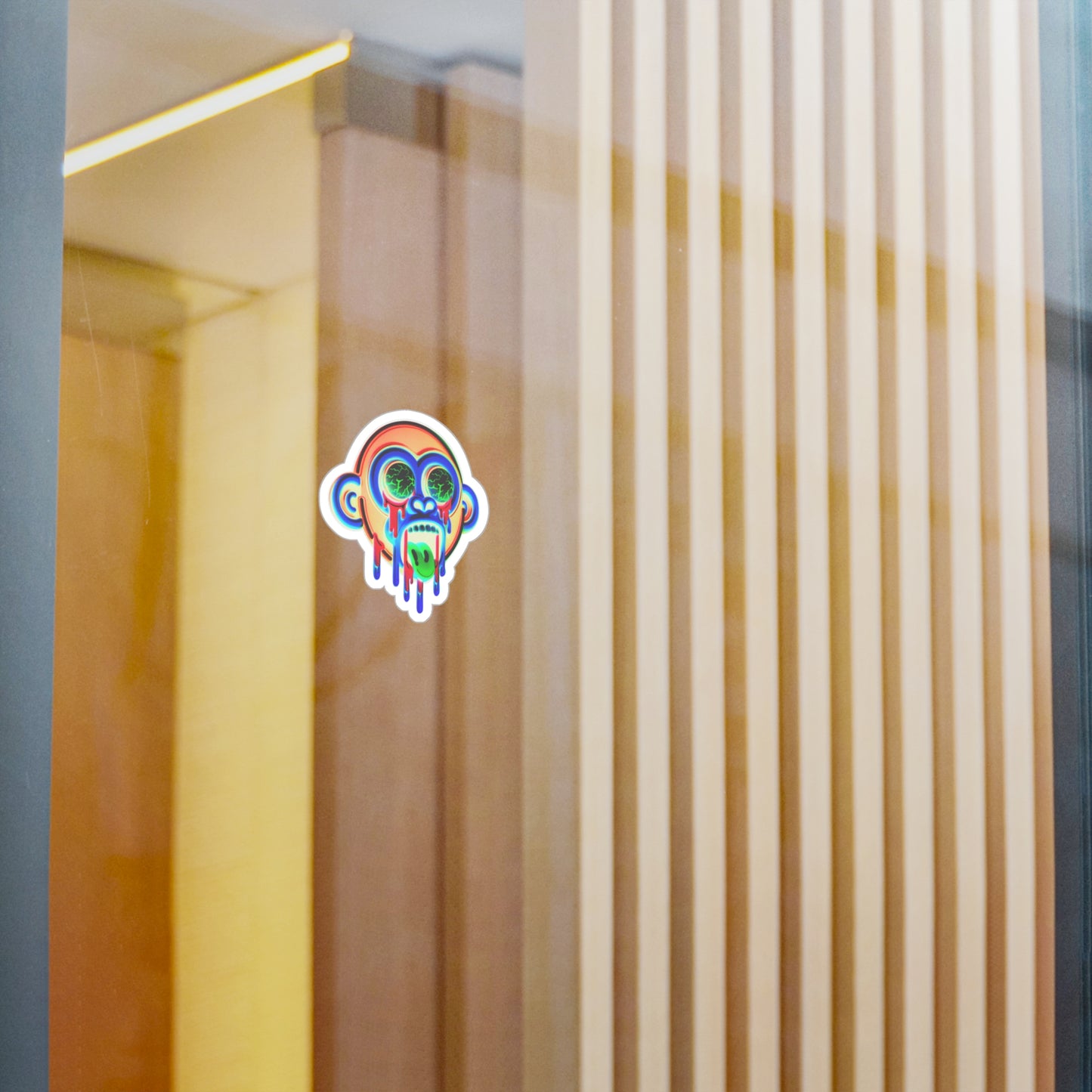 Baby Ape Orange/Yellow Sticker