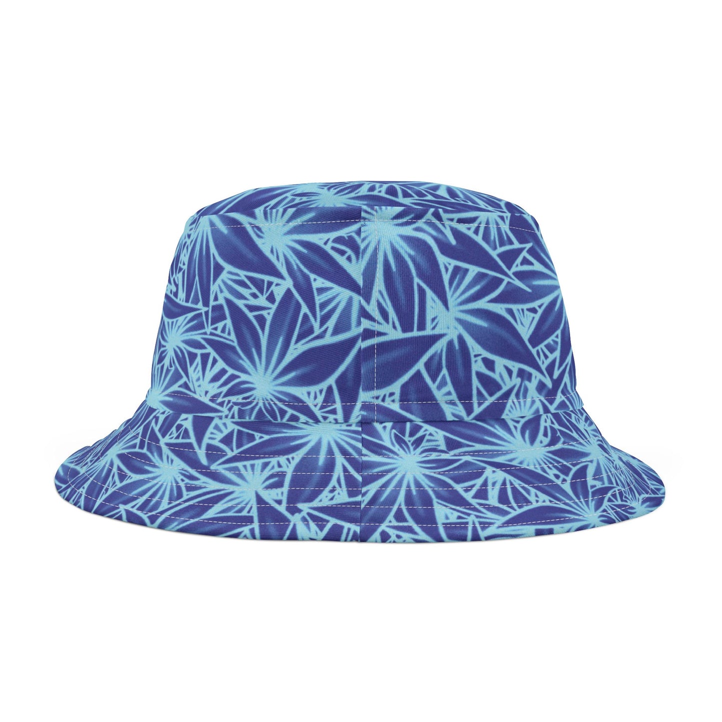 Piffy Blue w/ White Outline Bucket Hat