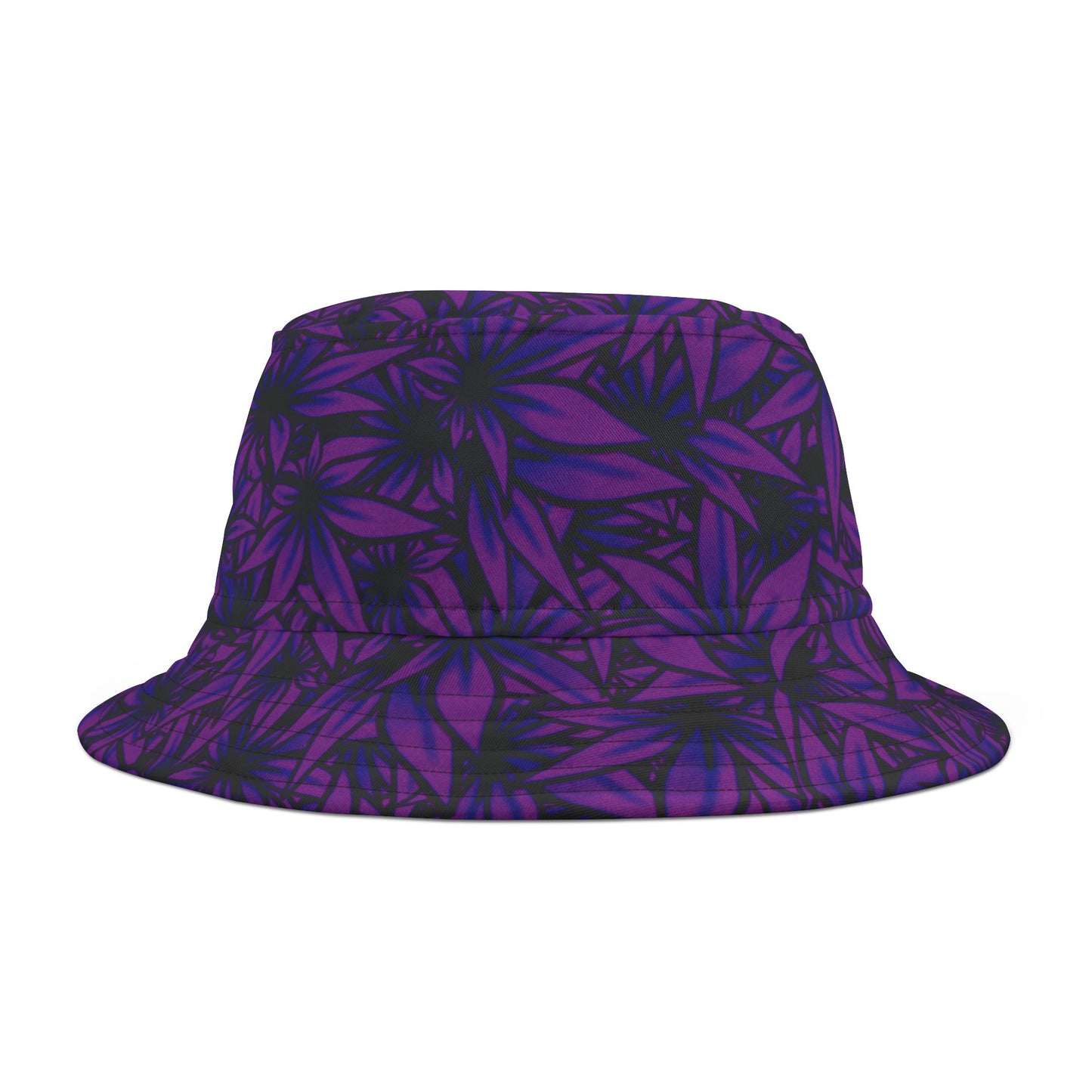Piffy Purple w/ Black Outline Bucket Hat