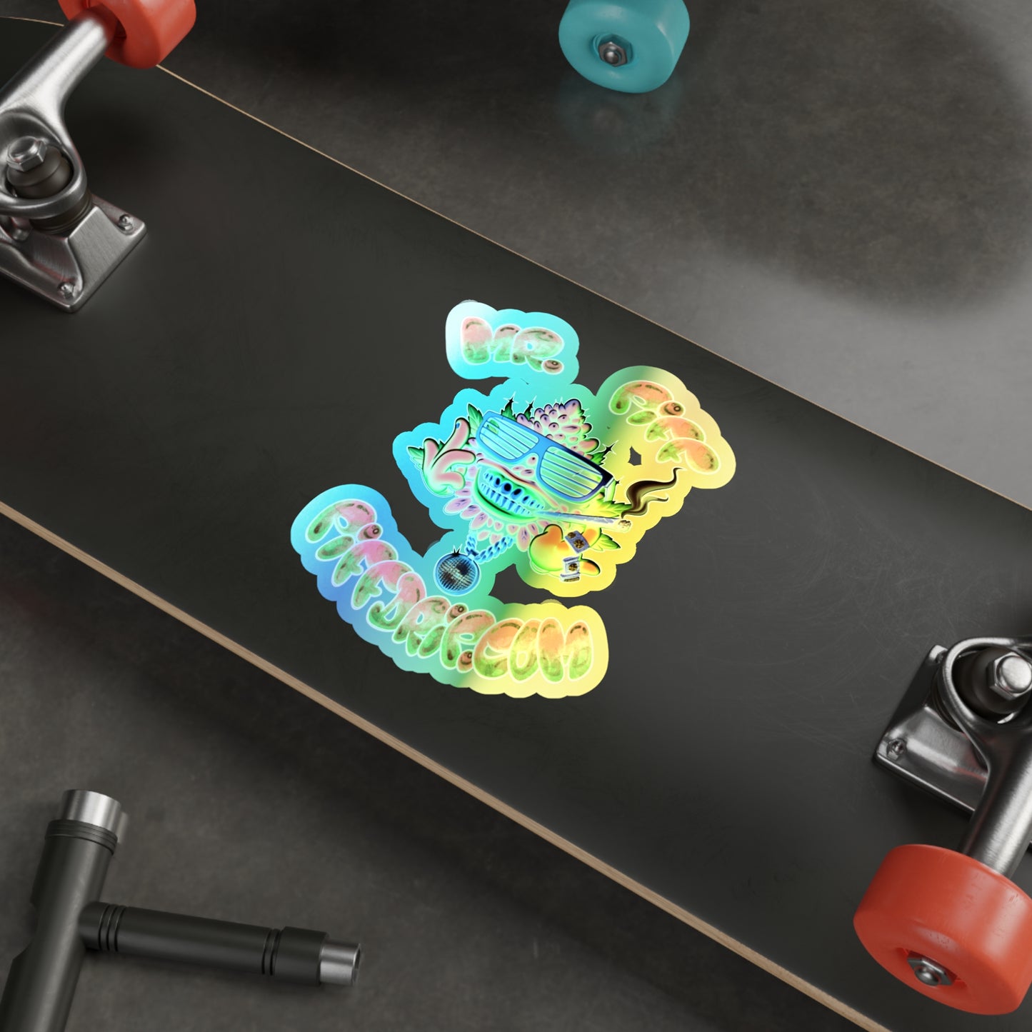 Holographic Big Herm Sticker