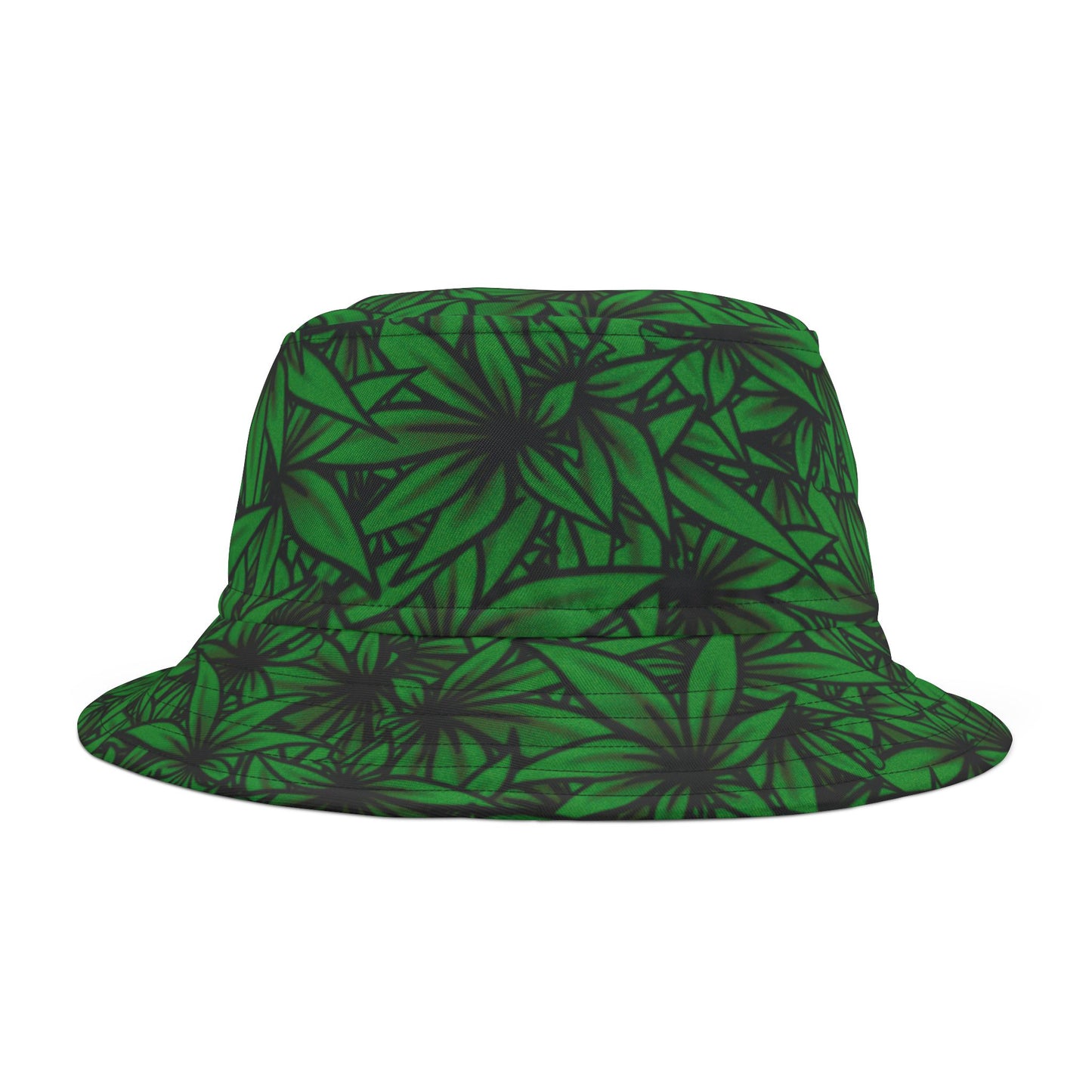 Piffy Green w/ Black Outline Bucket Hat