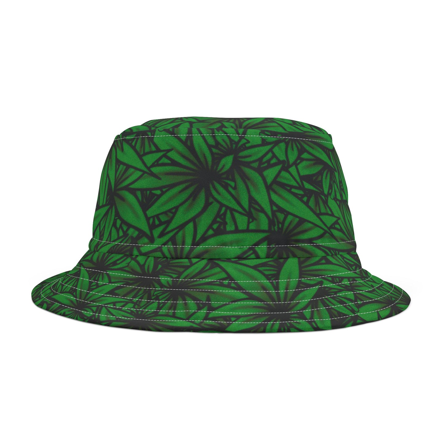 Piffy Green w/ Black Outline Bucket Hat