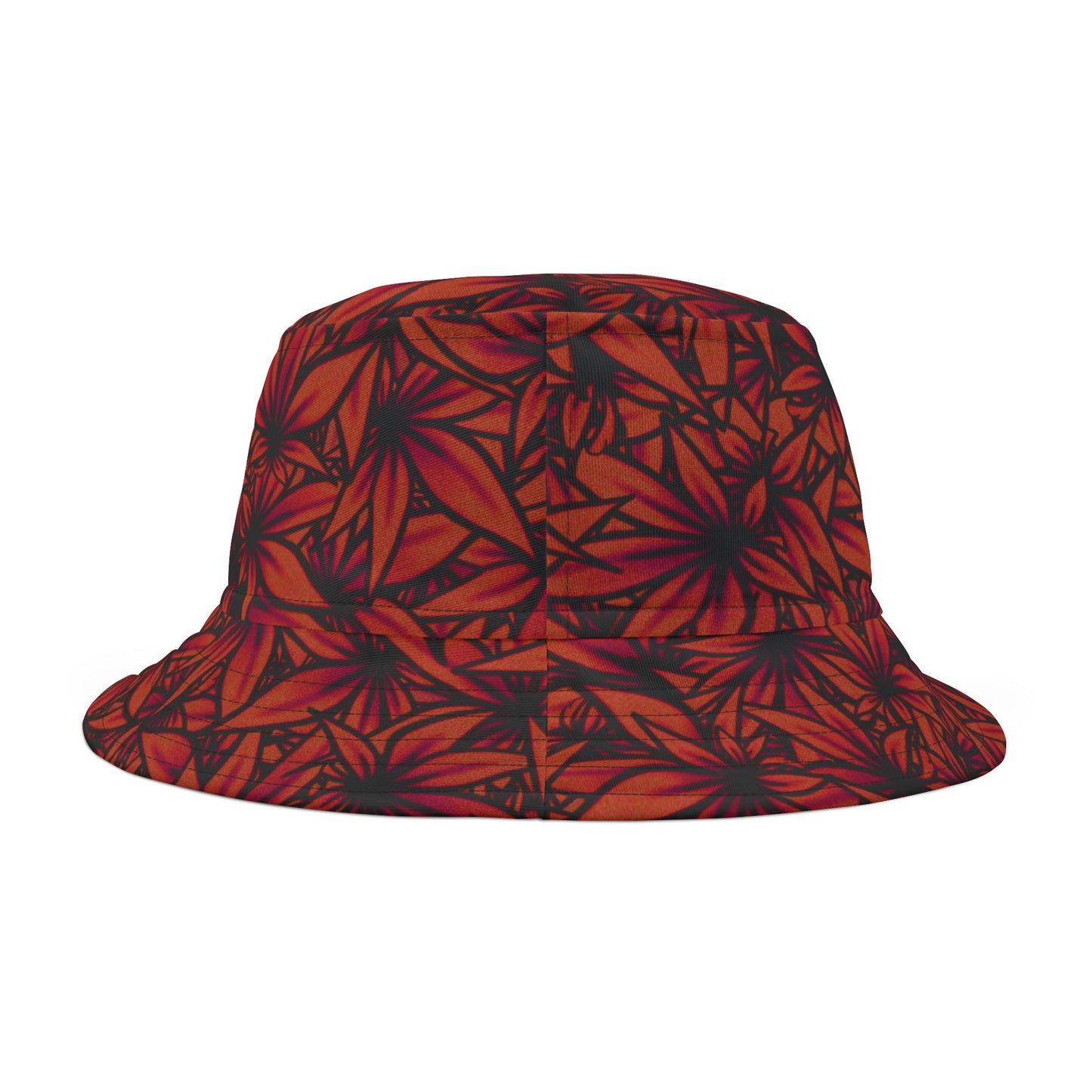 Piffy Red w/ Black Outline Bucket Hat