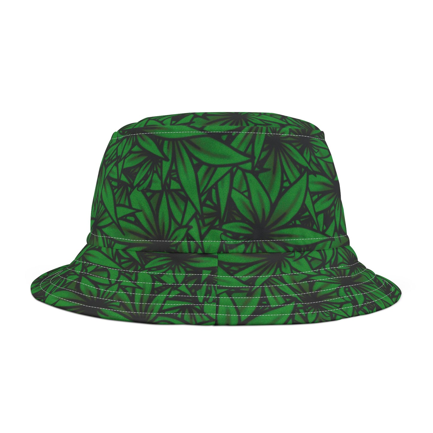Piffy Green w/ Black Outline Bucket Hat
