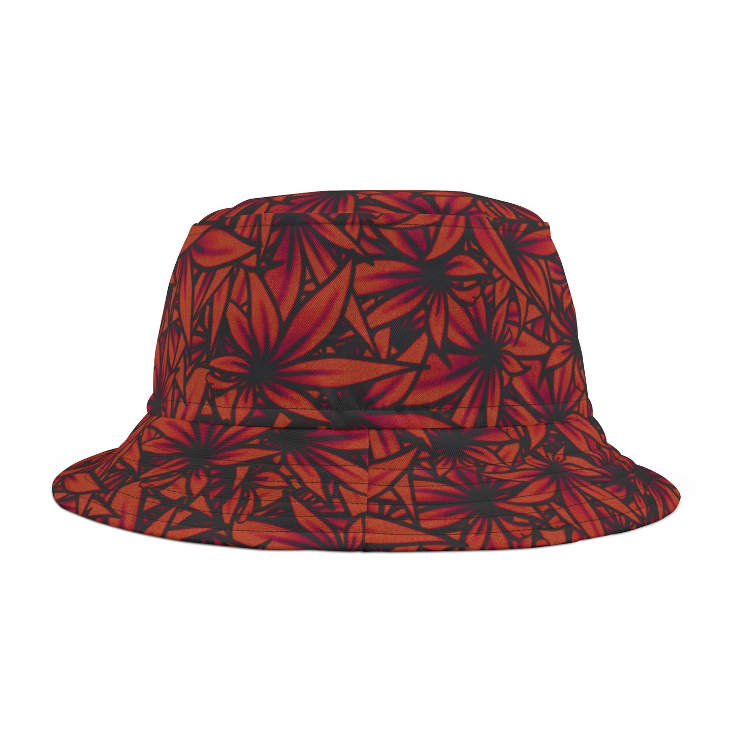 Piffy Red w/ Black Outline Bucket Hat