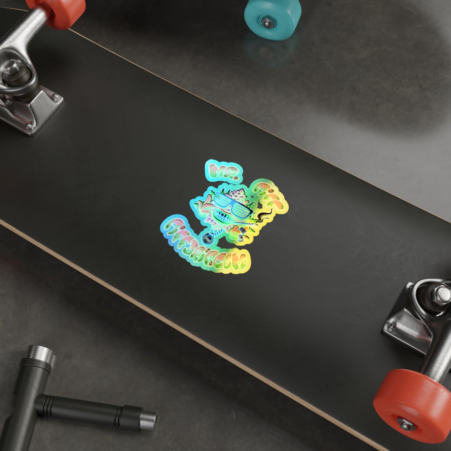 Holographic Big Herm Sticker