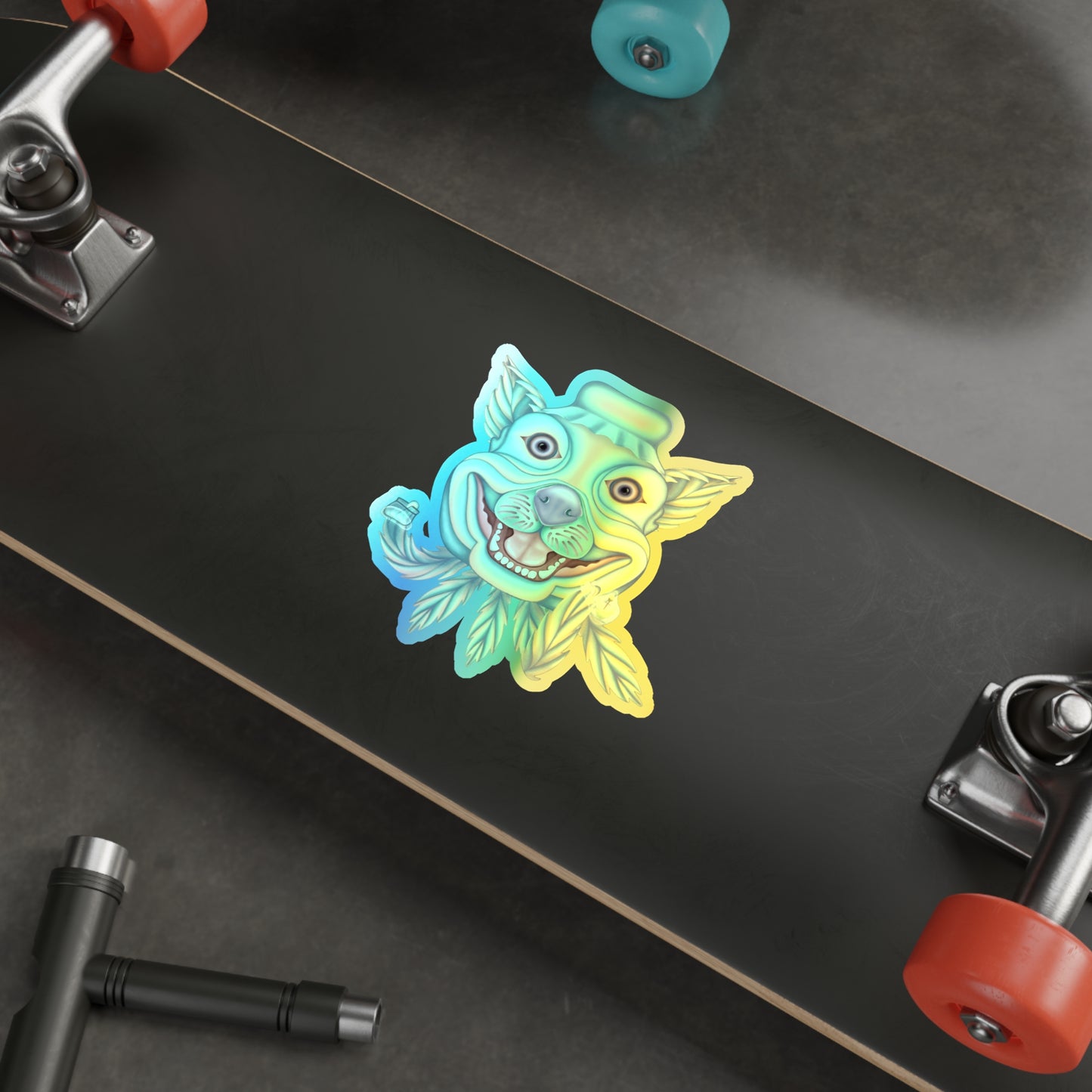 Chem Dawg Sticker holographic