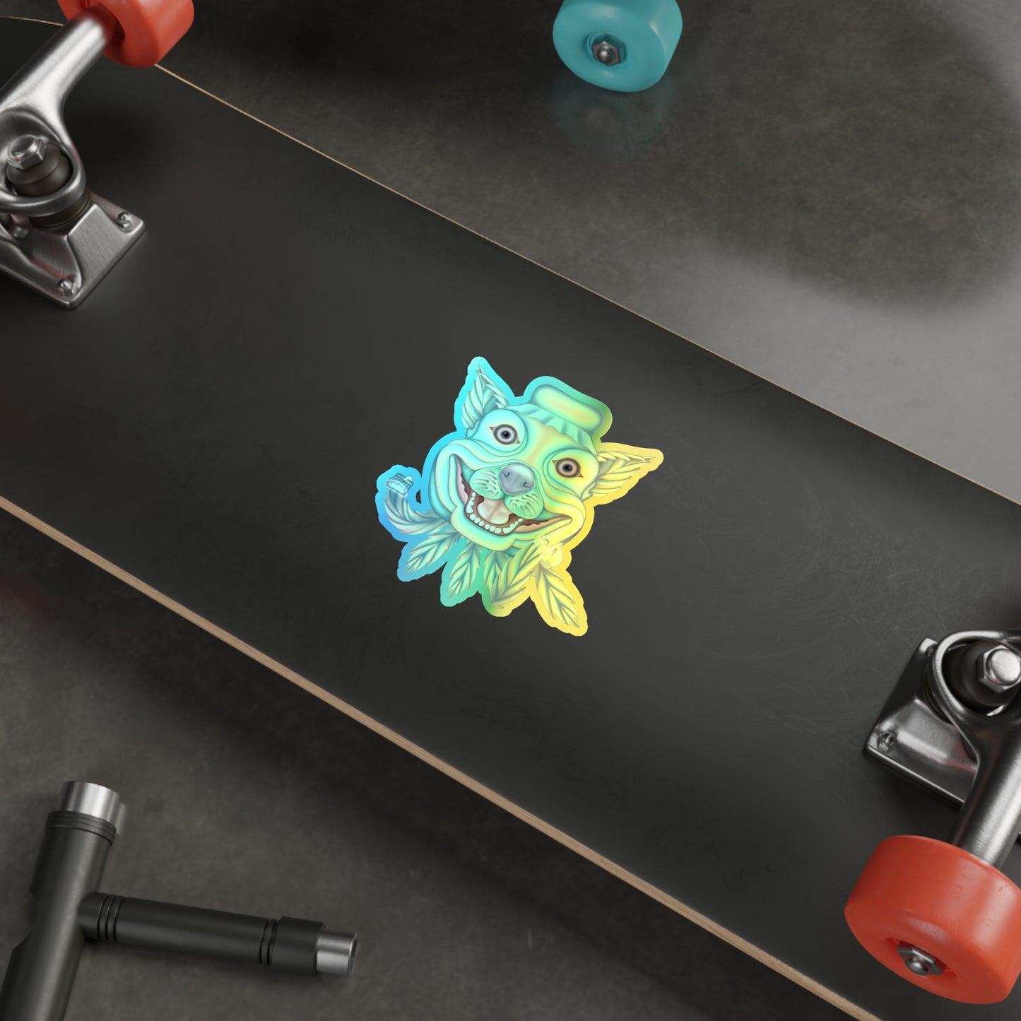 Chem Dawg Sticker holographic