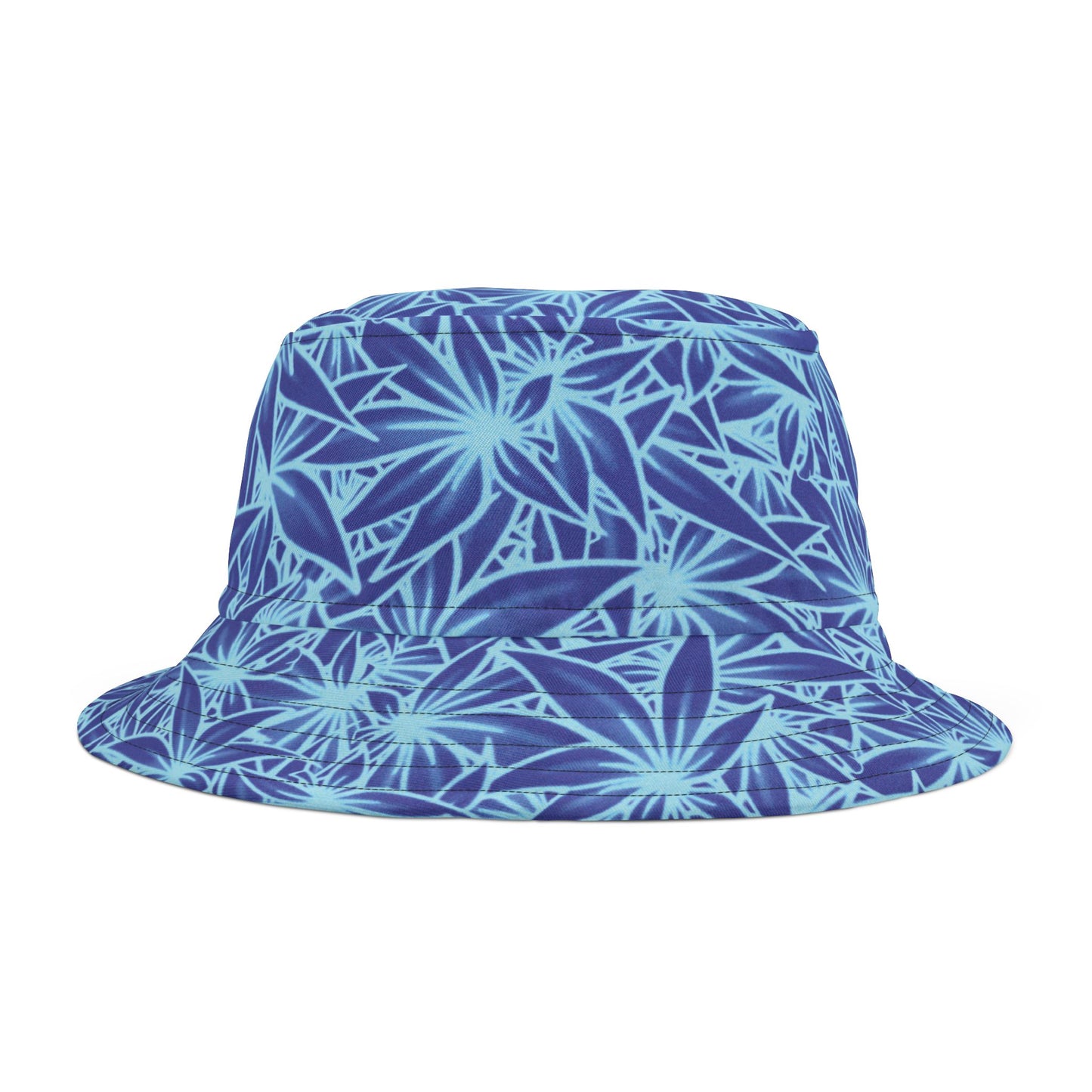 Piffy Blue w/ White Outline Bucket Hat