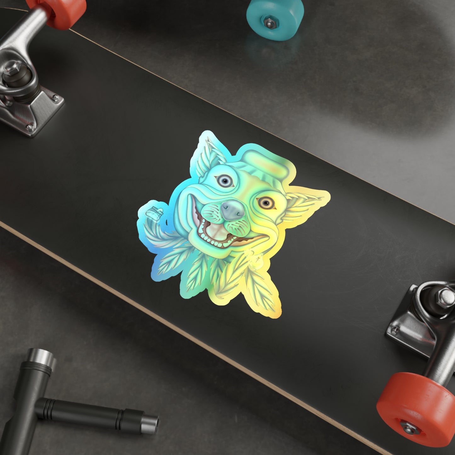 Chem Dawg Sticker holographic