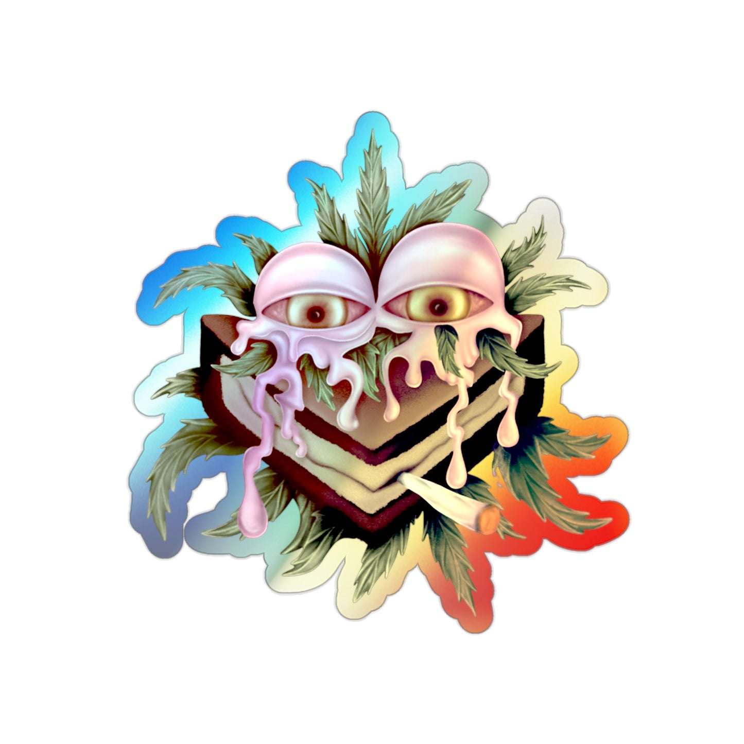 Strawberry I.C.C. Sticker Holographic