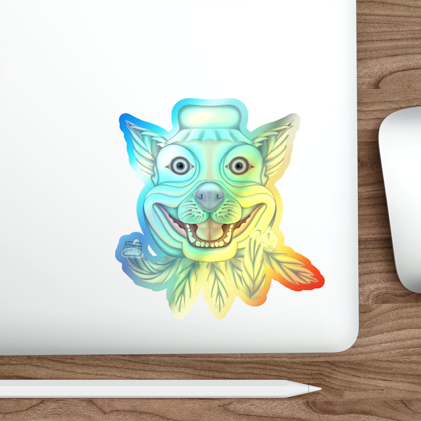 Chem Dawg Sticker holographic